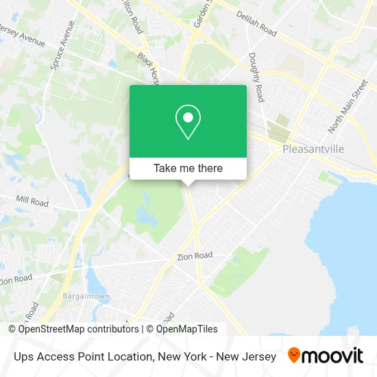 Ups Access Point Location map