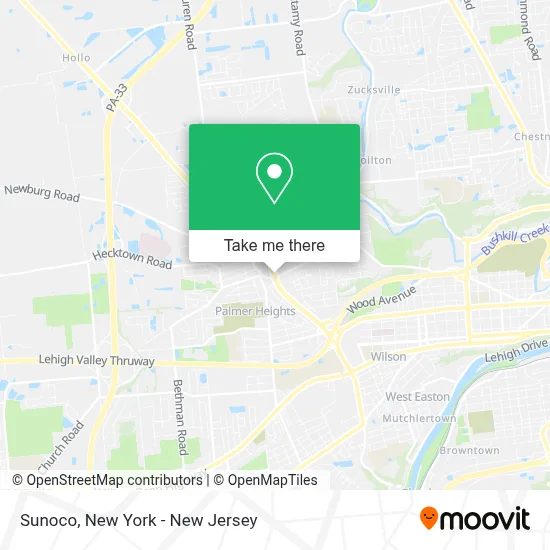 Sunoco map