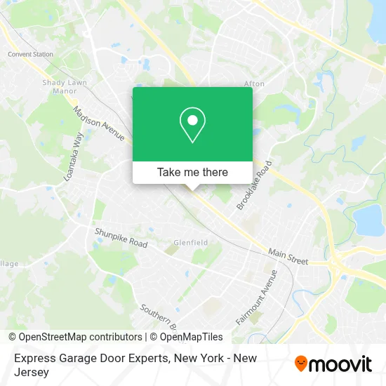 Express Garage Door Experts map