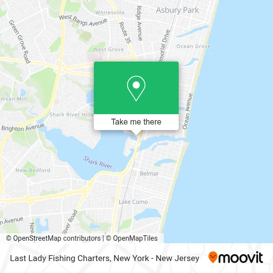 Last Lady Fishing Charters map
