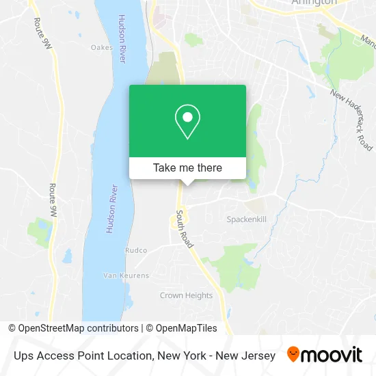 Ups Access Point Location map