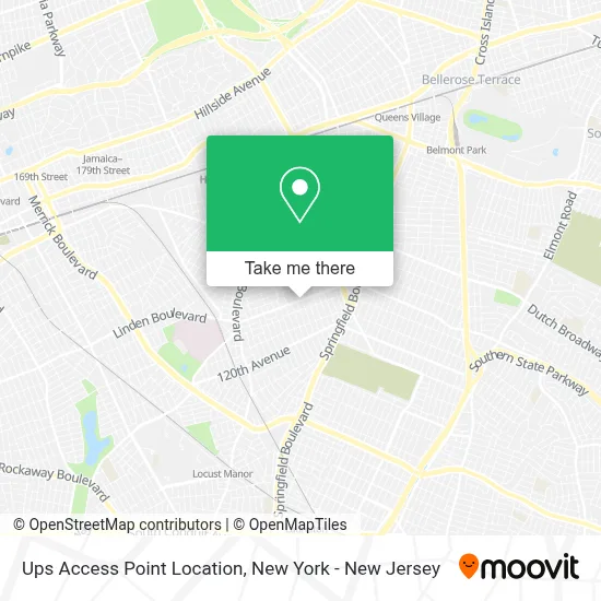 Ups Access Point Location map