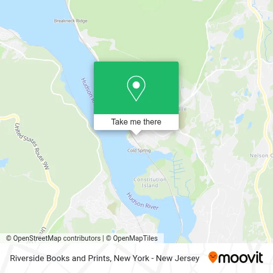 Riverside Books and Prints map