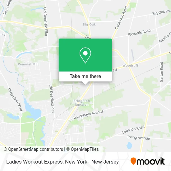 Ladies Workout Express map