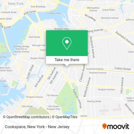 Cookspace map