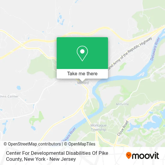Center For Developmental Disabilities Of Pike County map