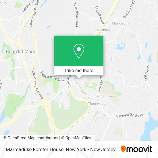 Marmaduke Forster House map