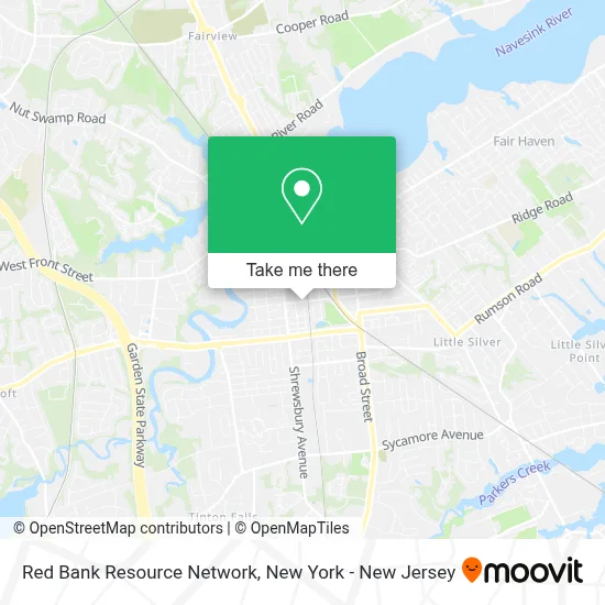 Red Bank Resource Network map
