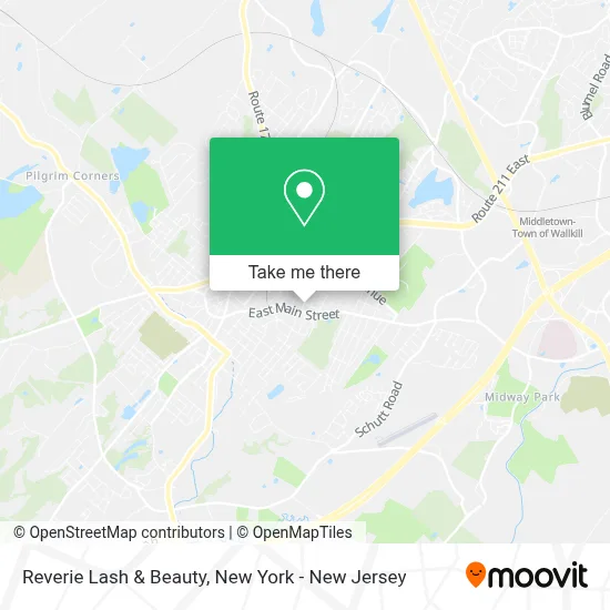 Reverie Lash & Beauty map