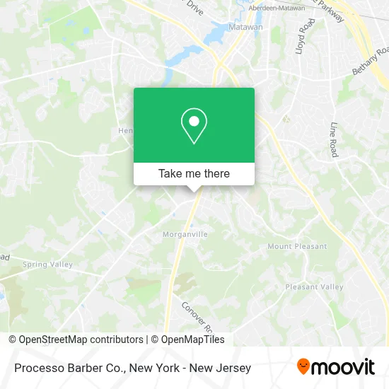 Processo Barber Co. map
