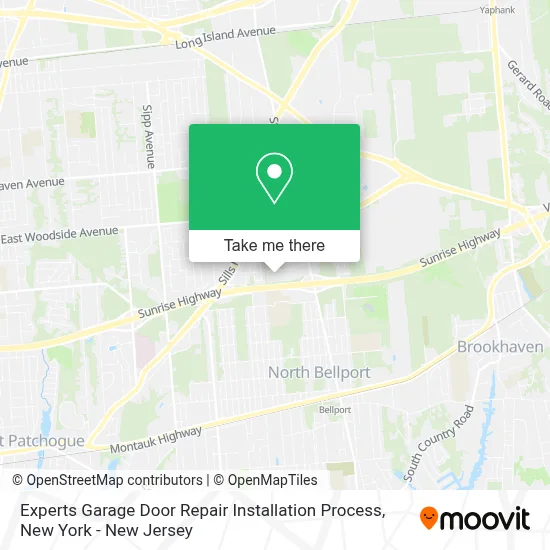 Experts Garage Door Repair Installation Process map