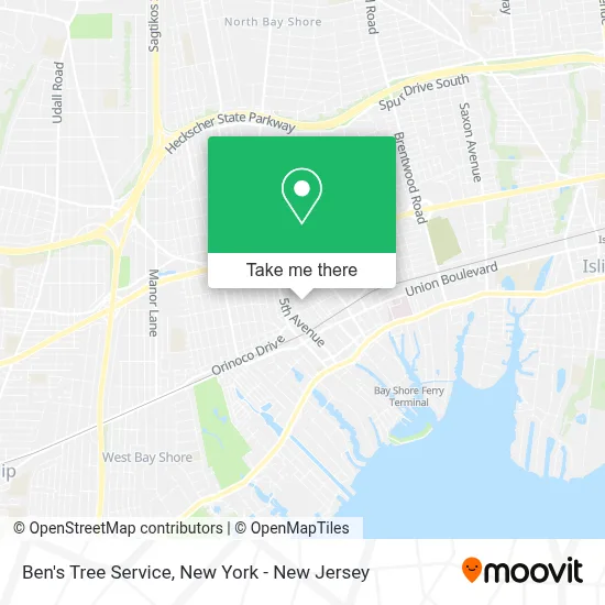 Ben's Tree Service map