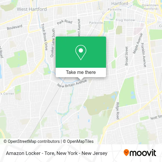 Amazon Locker - Tore map