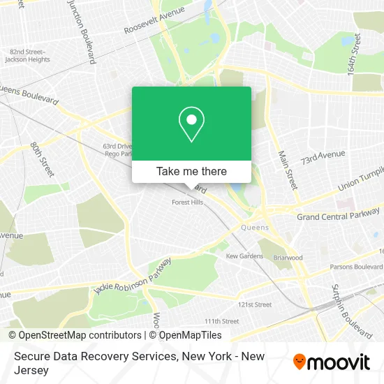 Secure Data Recovery Services map