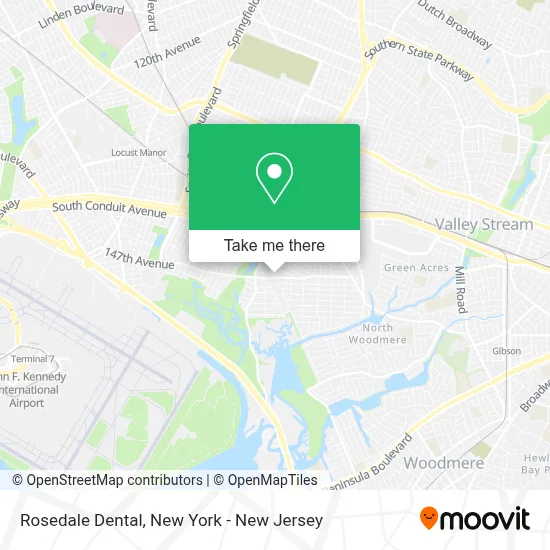 Rosedale Dental map