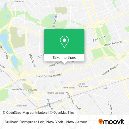 Sullivan Computer Lab map
