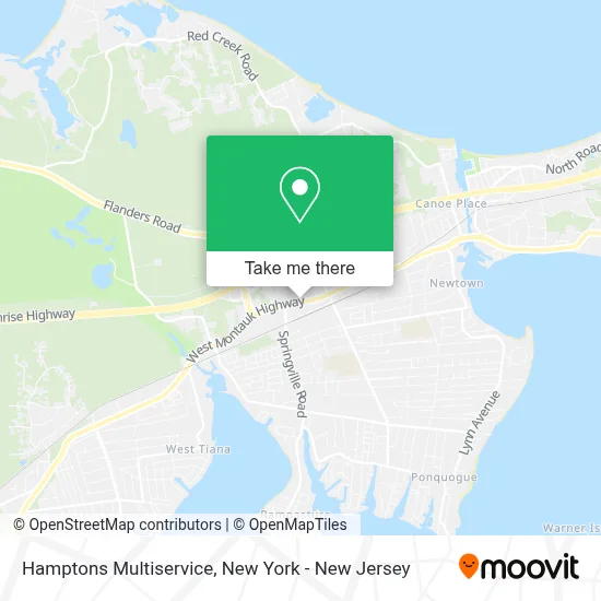 Hamptons Multiservice map