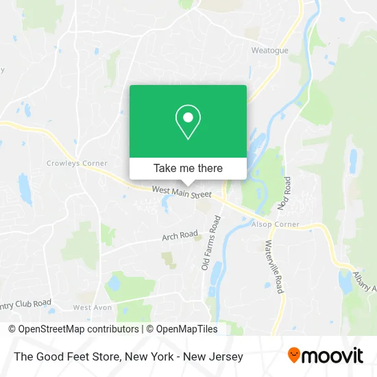 The Good Feet Store map