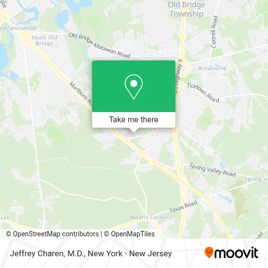 Jeffrey Charen, M.D. map