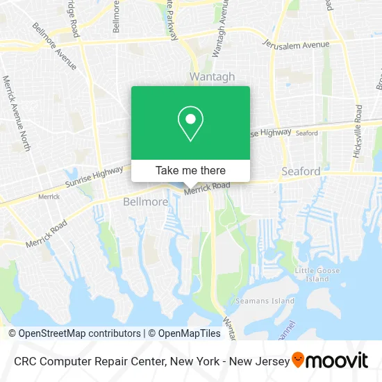 Crc Computer Repair Center map