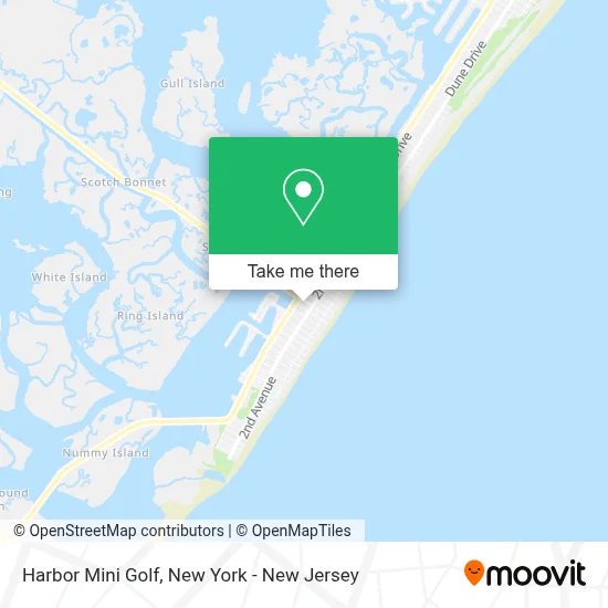 Harbor Mini Golf map