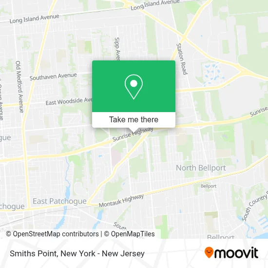 Smiths Point map