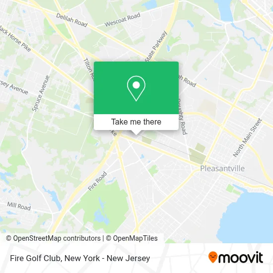 Fire Golf Club map