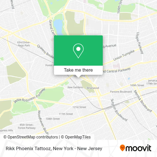Rikk Phoenix Tattooz map