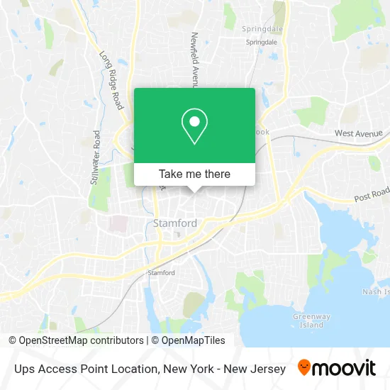 Ups Access Point Location map