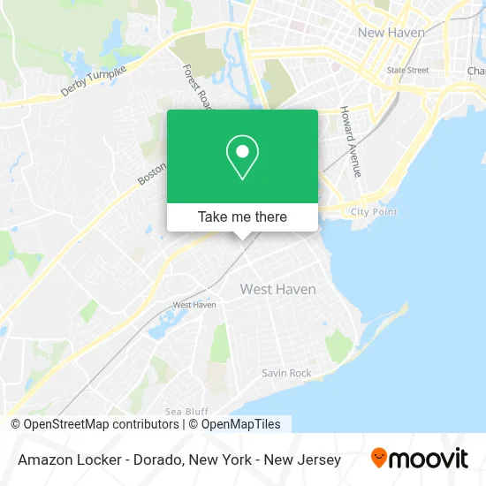 Amazon Locker - Dorado map