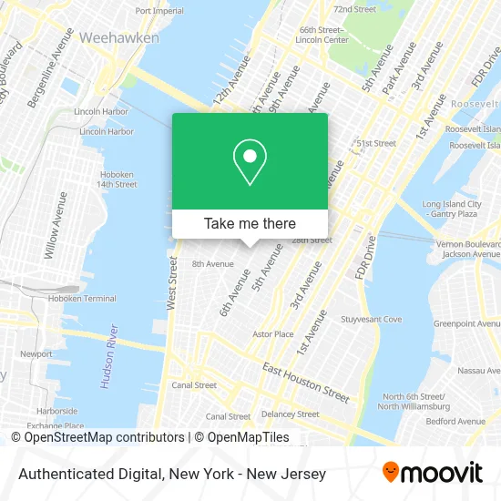 Authenticated Digital map