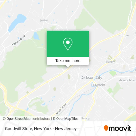 Goodwill Store map