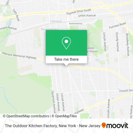 The Outdoor Kitchen Factory map