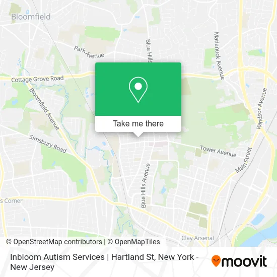 Inbloom Autism Services | Hartland St map