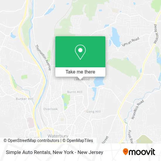 Simple Auto Rentals map