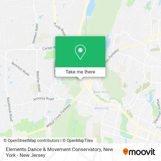 Elements Dance & Movement Conservatory map