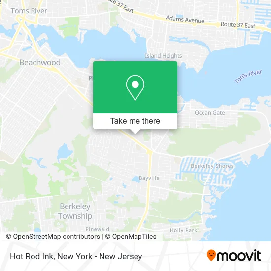 Hot Rod Ink map
