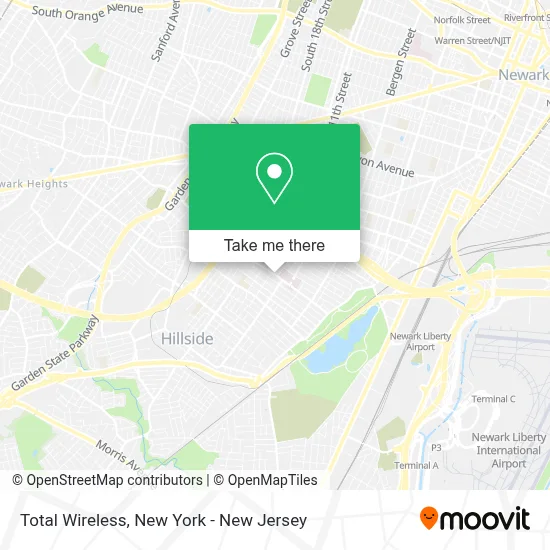 Total Wireless map