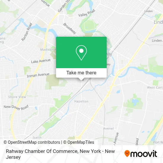 Rahway Chamber Of Commerce map
