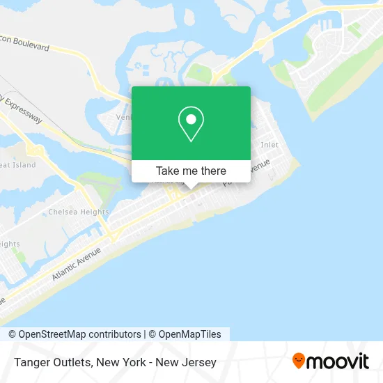 Tanger Outlets map