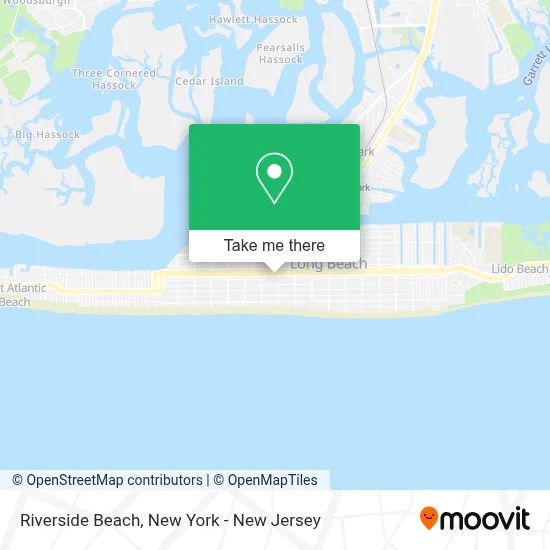Riverside Beach map