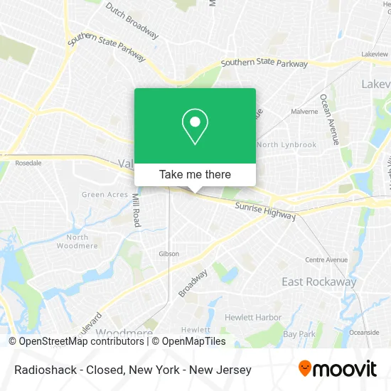 Radioshack - Closed map
