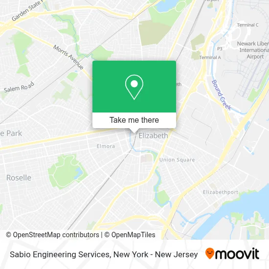 Sabio Engineering Services map