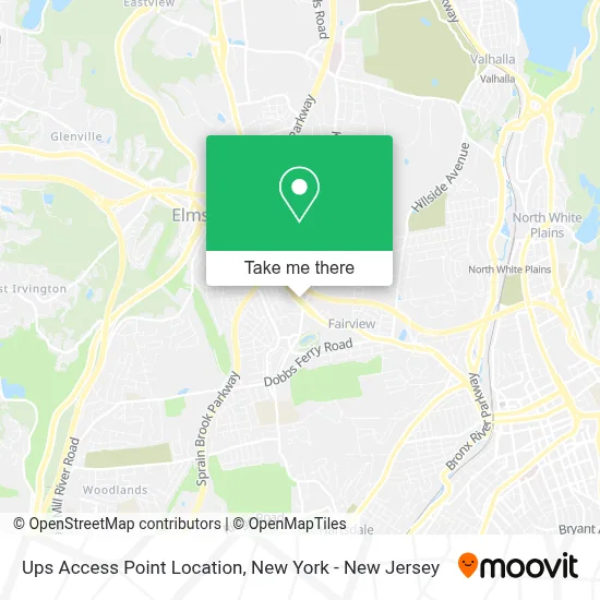 Ups Access Point Location map