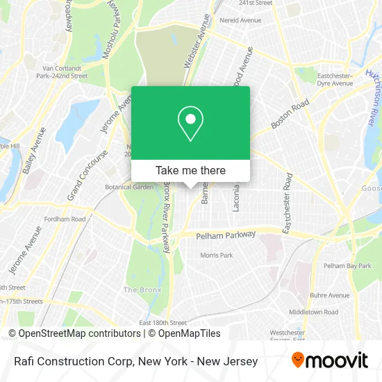 Rafi Construction Corp map