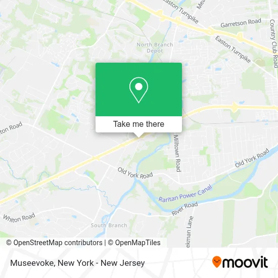 Museevoke map