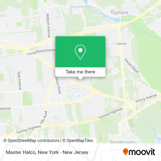 Master Halco map