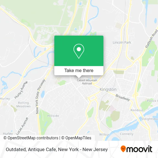 Outdated, Antique Cafe map