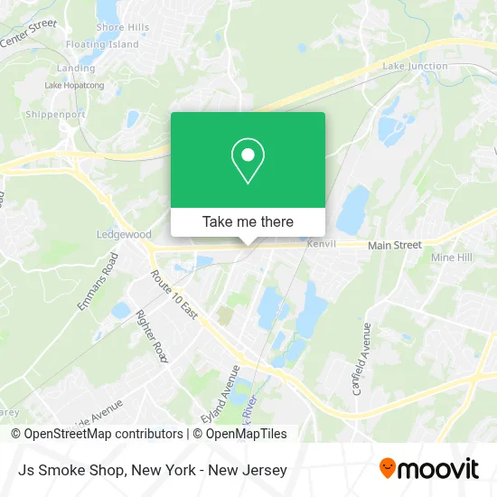 Js Smoke Shop map