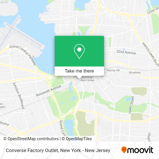 Converse Factory Outlet map